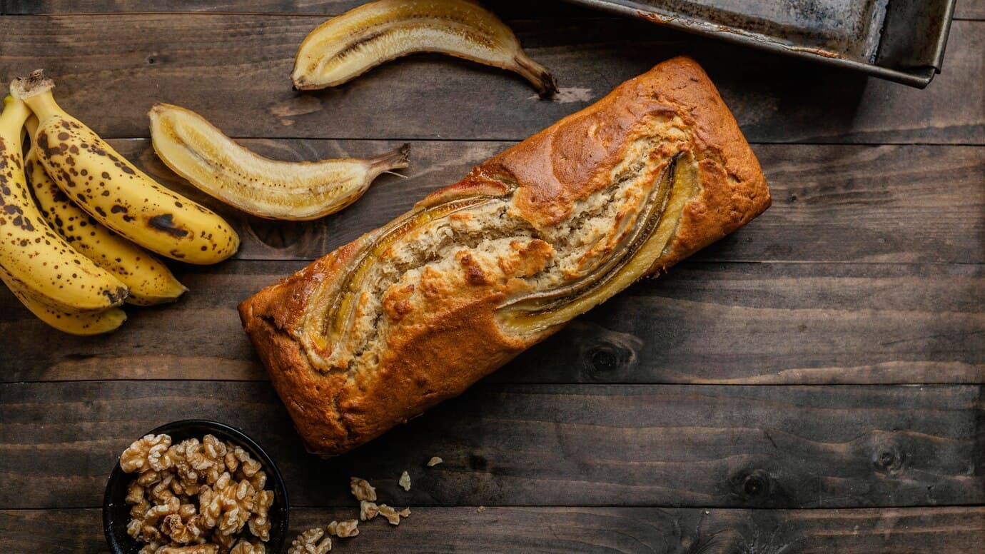 Ghee Caramelized Banana Bread